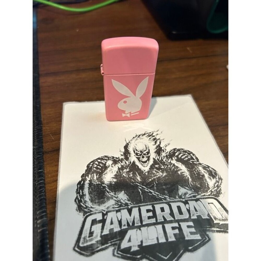 Zippo Lighter - Pink Playboy Bunny Rabbit 2007 HTF